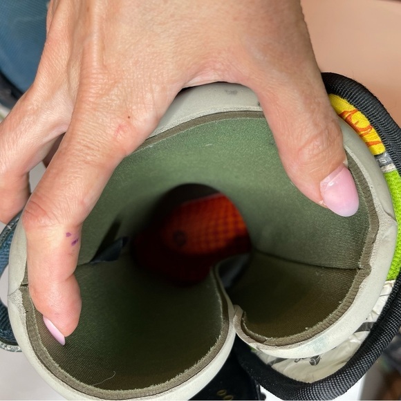 Burton Moto Snowboard Boots Mens Size 9.5 Blue Gray Traditional Lace Vintage - Picture 11 of 13